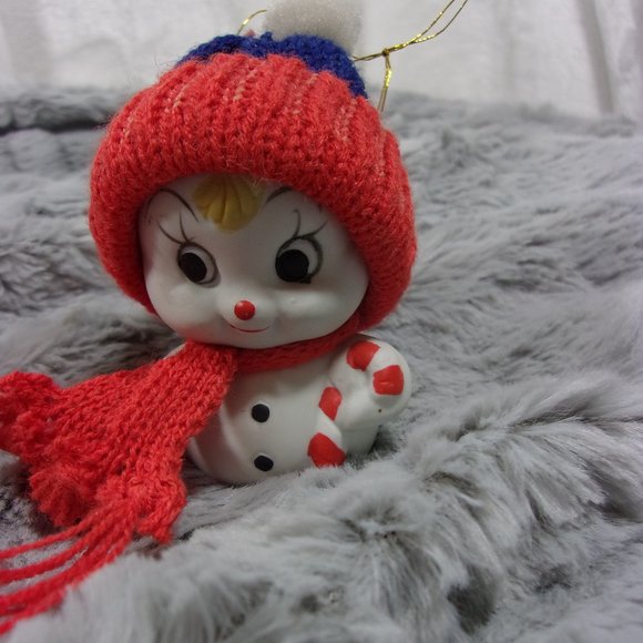 H-68 SET OF 3 SNOW BELLS PORCELAIN BELL ORNAMENTS FROM GIFTCO - Picture 3 of 13